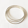 Carly bangles set - sterling silver (B166)