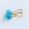Earrings Nalani - Blue quartz (E282)