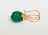 Earrings Kala - green onyx (E181)