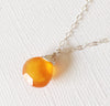 Necklace Kaipo - carnelian  (N101)