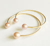 Cuff Adora - Pink pearls (B246)