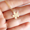 Cherry blossom charm necklace (N323)