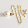 Pineapple pearl necklace - white pearl (N304)