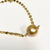 Necklace FAE - golden south sea pearl (N334)