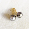 Earrings Irene - Tahitian pearls dangle (E224)