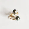 Ring IHILANI- tahitian pearls (R166)
