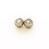 Earrings Momi - silver Tahitian pearls (E332)