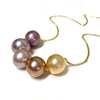 5 Edison pearls necklace