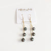 Earrings LILA - tahitian pearls (E547)