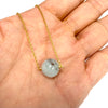 Aquamarine necklace (N377)