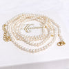 Necklace CELIA - white keshi pearls