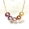 5 Edison pearls necklace