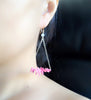 Earrings RIKO - pink coral branches (E111)