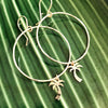 Earrings LULU - palm tree