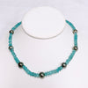 Necklace ERIS - Apatite & Tahitian pearls (N393)