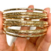 ATHENA bangles set - 4mm heirloom bangles (B457)