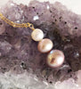 Necklace ARYA - purple ombré (N293)