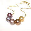 5 Edison pearls necklace