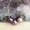 Necklace KRISTI - ombré Edison pearls (N322)