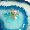 Ring IHILANI - pink Edison pearls (R172)