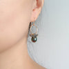 Earrings KIRA - labradorite (E510)