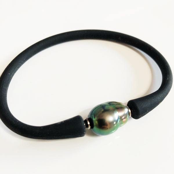 Silicone pearl bracelet (B398) – Maimoda Jewelry