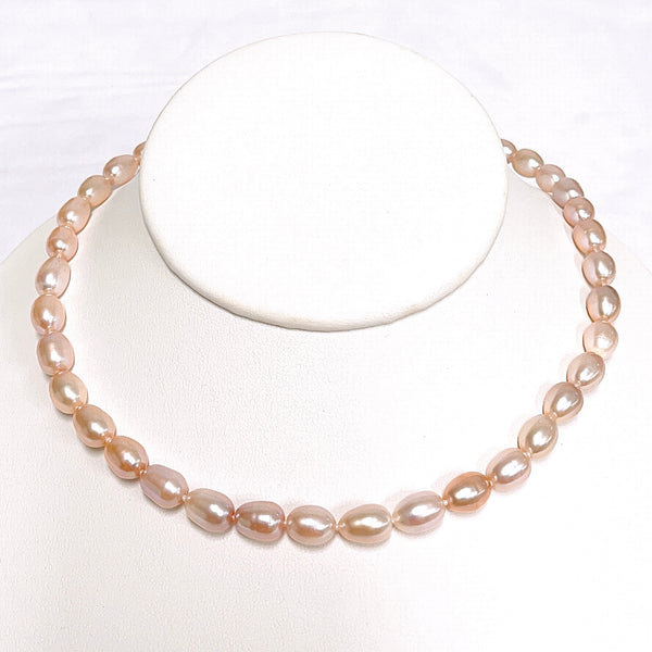 Necklace MARI - pink pearl (N398)