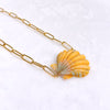 Sunrise shell choker - large shell (1-1.25”)