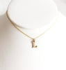 Initial charm necklace (N283)