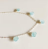 Necklace IVANNA - aquamarine (N276)