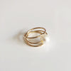 Ring LOELA - white pearl  (R188)