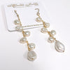 Earrings CHARIS - keshi pearls (E618)