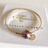 Bangle ALII - lavender Edison pearl (B343)
