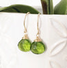 Earrings Kala - Peridot quartz (E307)