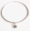 Bangle Haley - Lotus charm (B274)