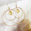 Earrings RACHEL-citrine (E447)