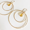 Earrings RACHEL-citrine (E447)