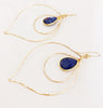 Earrings Chloe- Lapis Lazuli (E269)