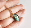 Necklace Keri - Marquise labradorite (N229)