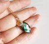 Necklace Keri - Marquise labradorite (N229)