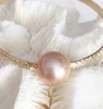 Bangle ALII - pink Edison pearl ( B315)