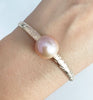 Bangle ALII - lavender Edison pearl (B343)