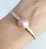 Bangle ALII - lavender Edison pearl (B343)