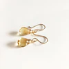 Earrings NALANI - citrine (E443)