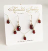 Earrings NALANI - citrine (E443)