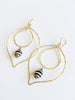 Earrings Ren - Pyrene shell (E293)