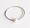 Bangle Lani - white  pearl ( B254)