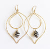 Earrings Ren - Pyrene shell (E293)