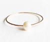 Bangle Lani - white  pearl ( B254)