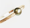 Bangle Alii - tahitian pearl (B276)